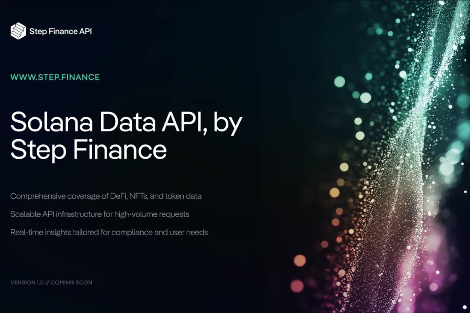 Step Finance Introduces Data API to Support Solana's Growing ...